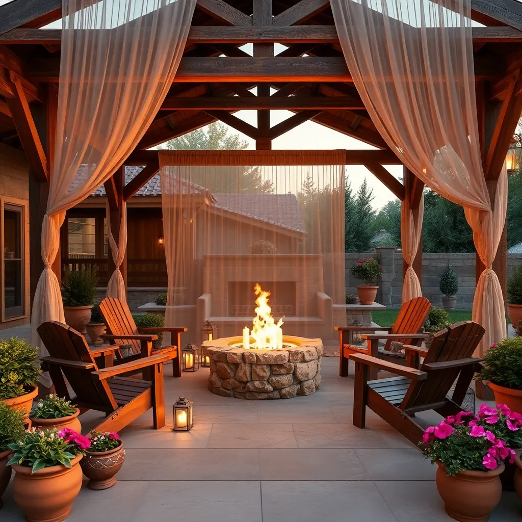 Add Cozy Fire Pit Features