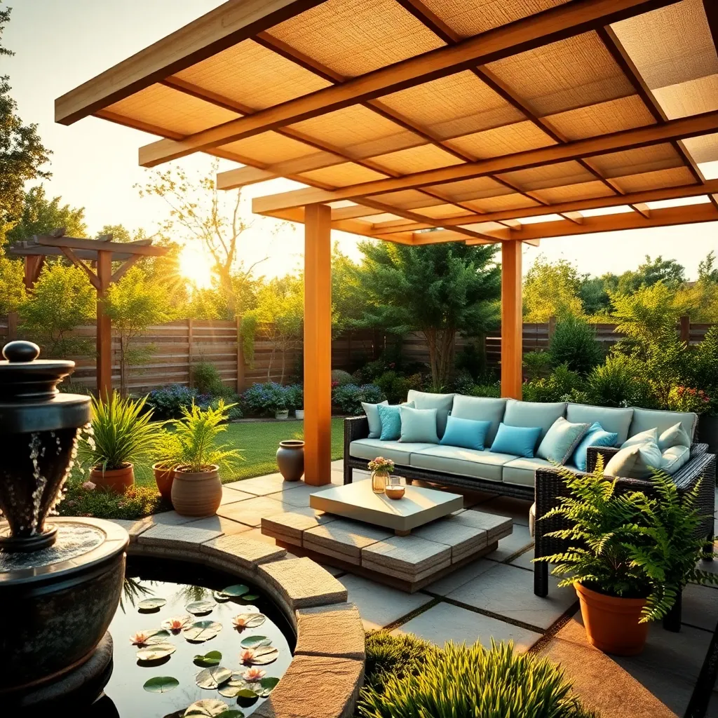 Add Water Features for Tranquility