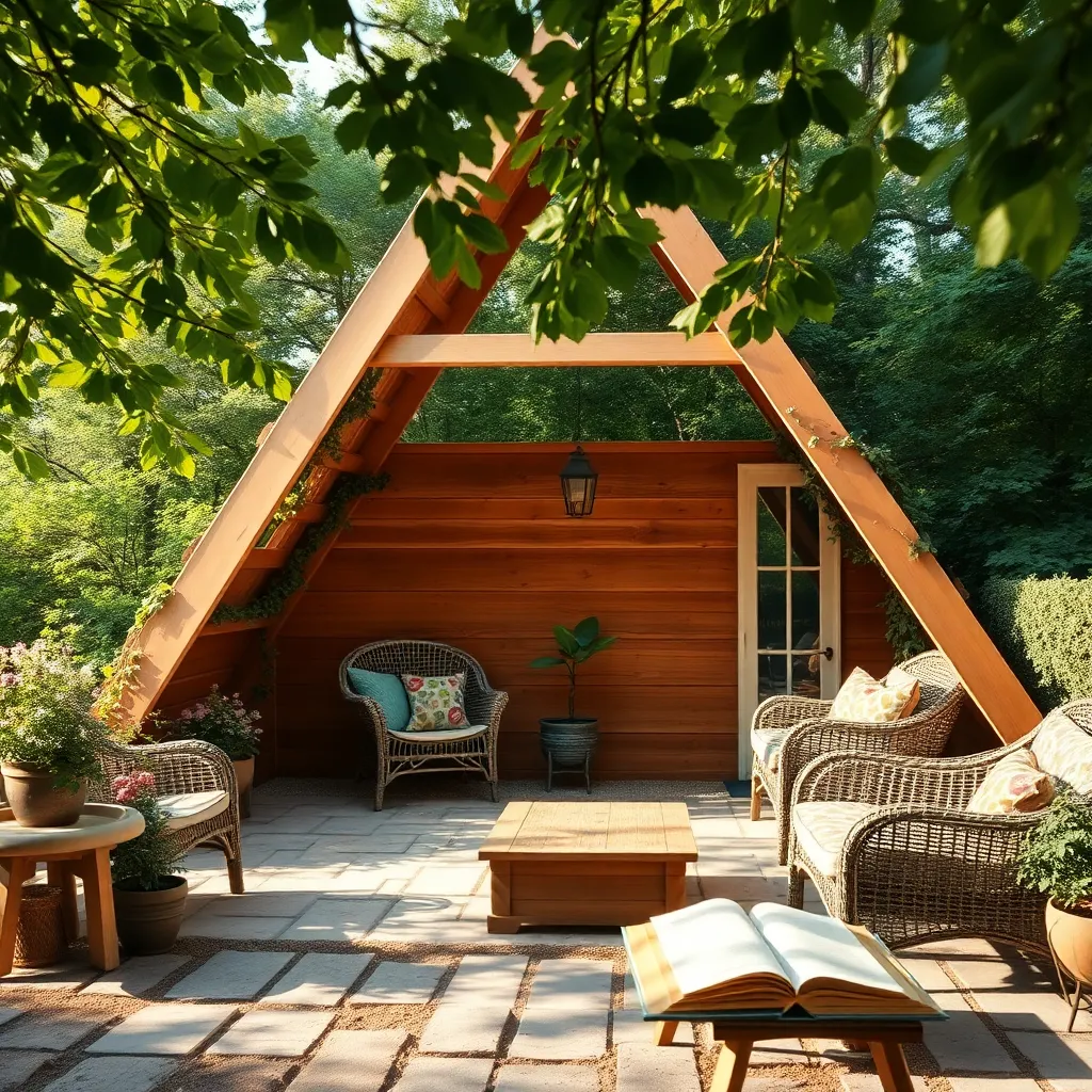 Constructing A-Frame Shelters Economically