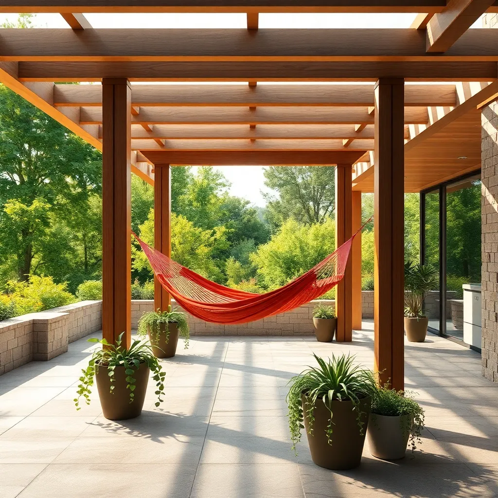 Incorporate Hammocks for Leisure Nooks
