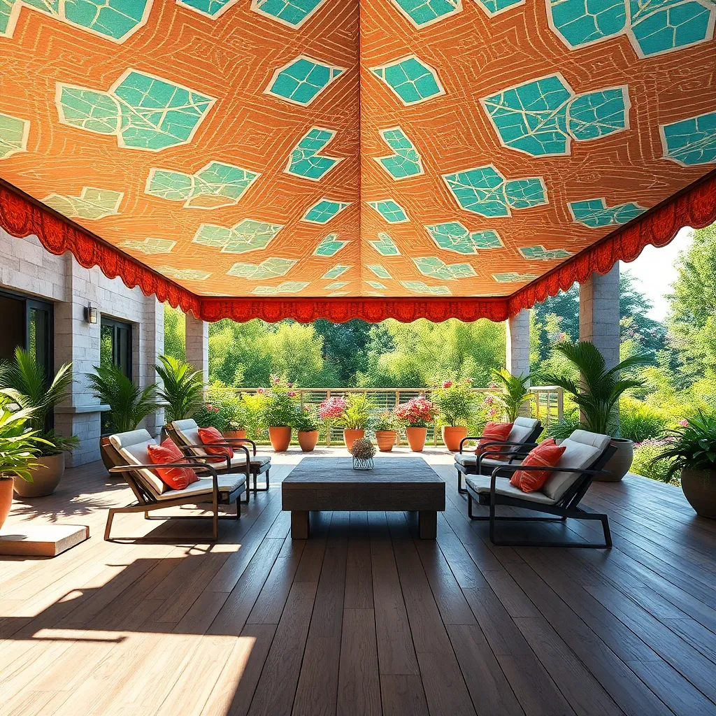 Choose Colorful, Stylish Canopy Patterns