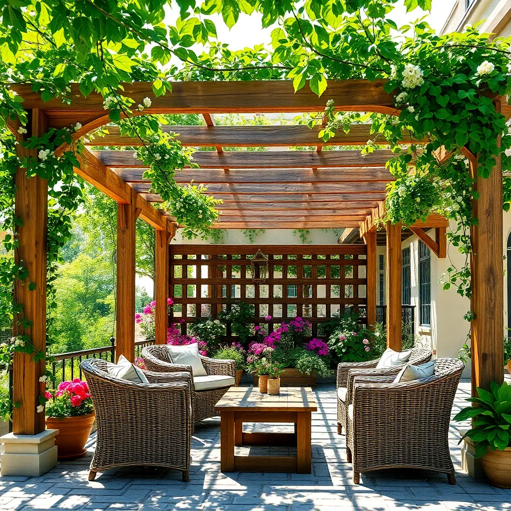 Crafting a Rustic Wooden Arbor