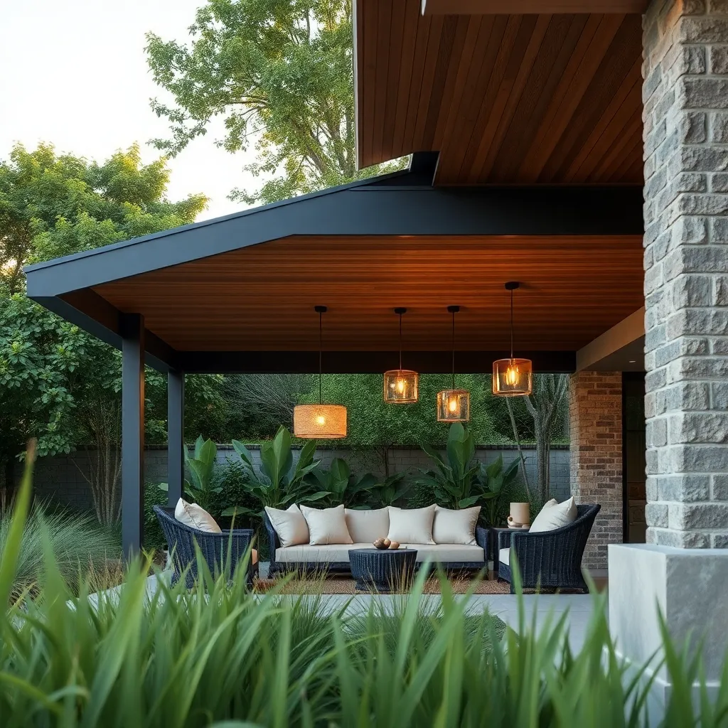 Blend Structures with Natural Scenery