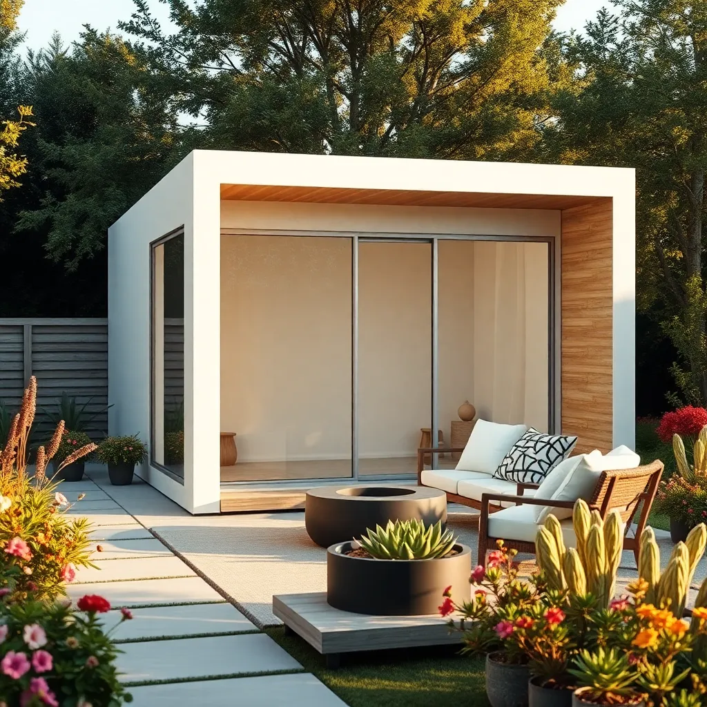 Opt for Minimalist Garden Pods