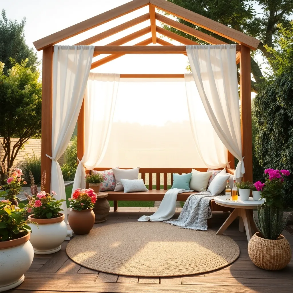 DIY A-Frame Canopy Setup