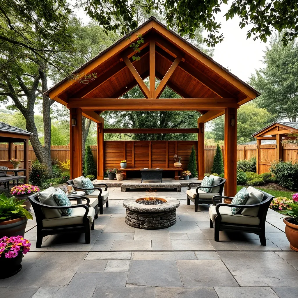 Design Cozy Outdoor Pavilions