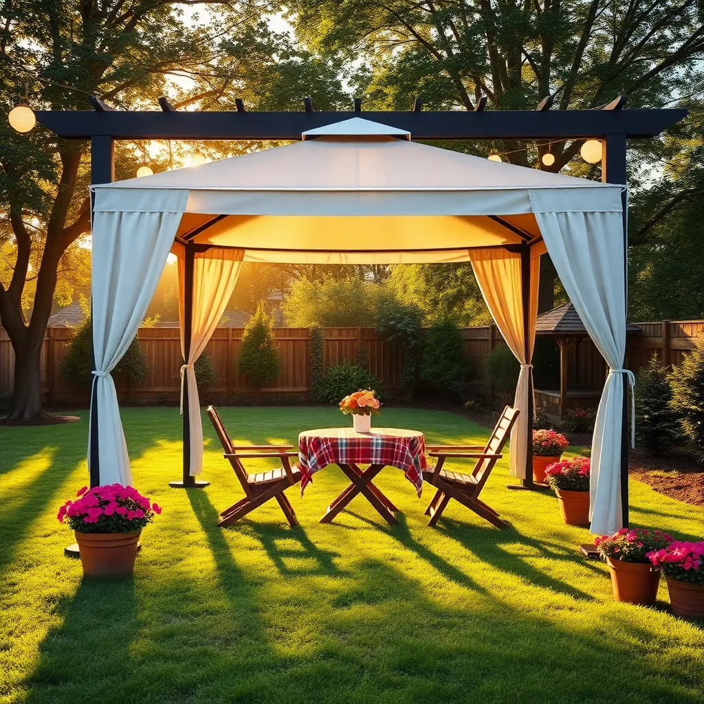 Assemble Portable Pop-Up Gazebos