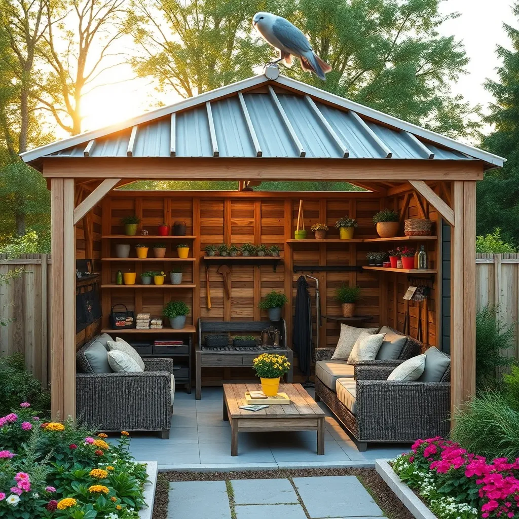 Customized Shelving for Garden Gear