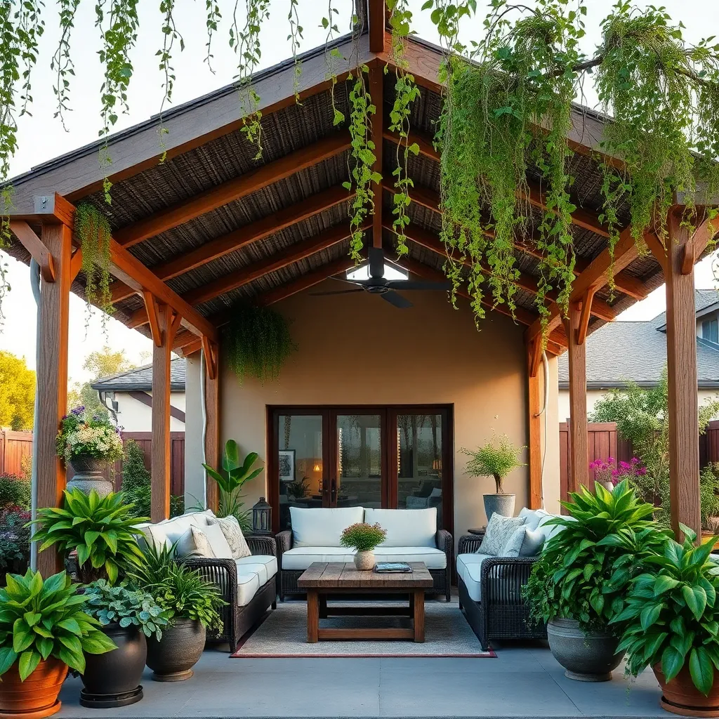 Integrate Planters for Lush Greenery