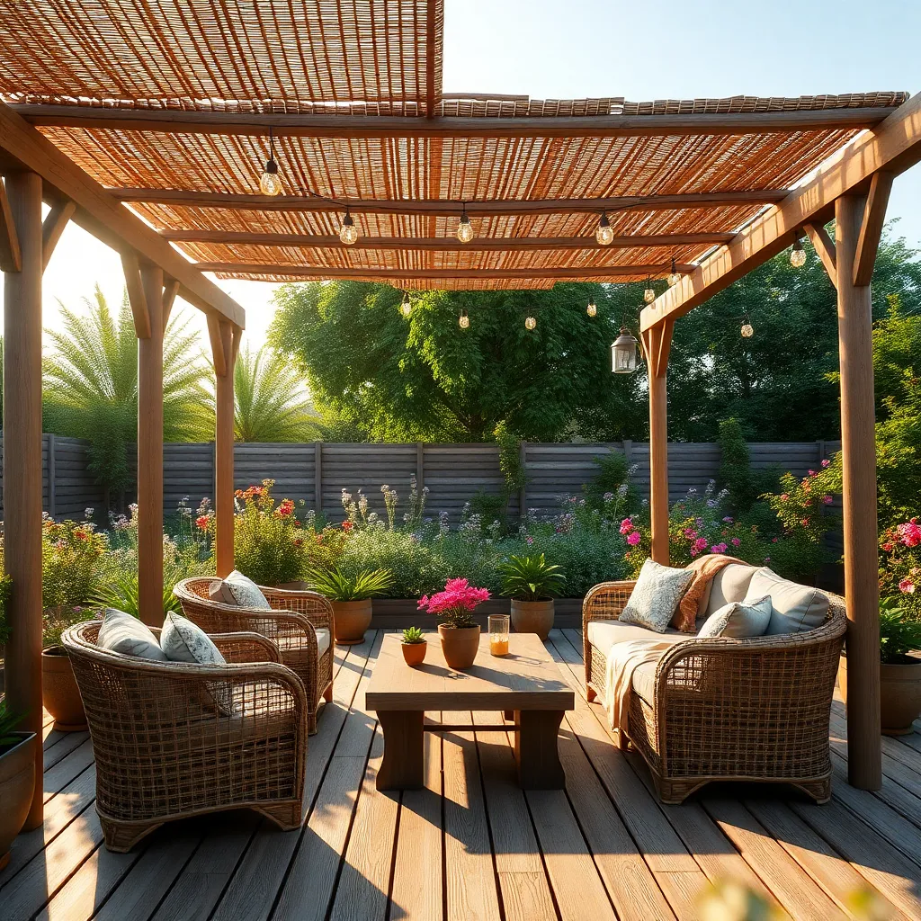 Utilize Natural Bamboo Coverings