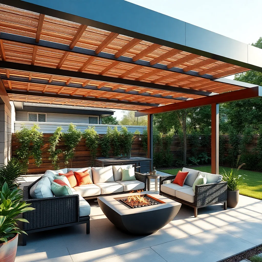 Incorporate Sleek Pergola Designs