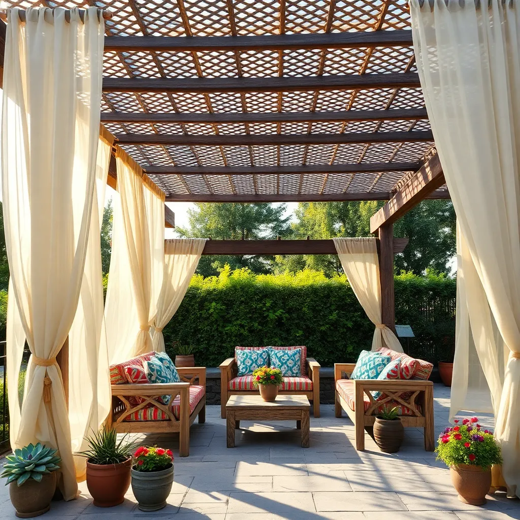 Use Pergolas for Defined Areas