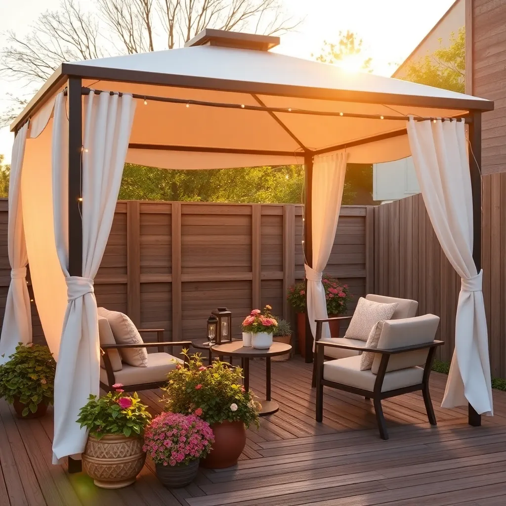 Leverage Portable Gazebo Structures