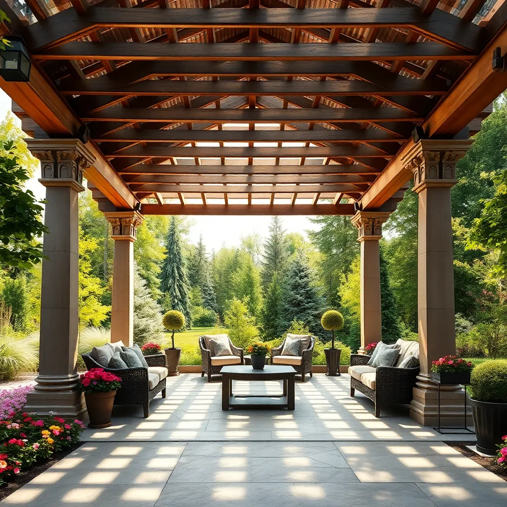 Enhance with Decorative Pillars