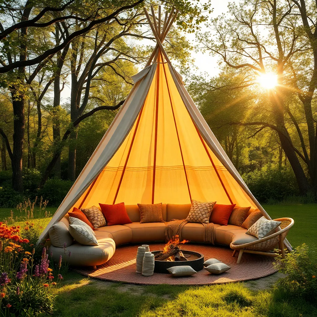 Designing Space-Saving Teepee Shelters