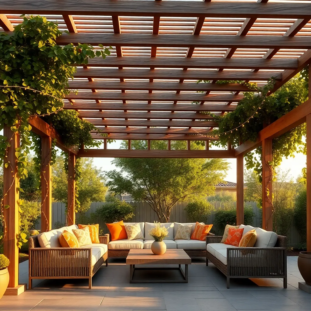 Utilize Pergolas for Versatile Shade