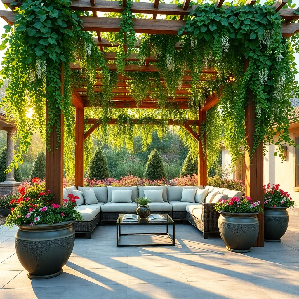 Incorporate Climbing Plants for Shade