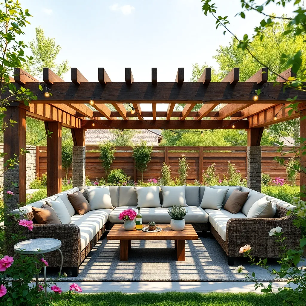 Incorporate Multi-Functional Pergolas