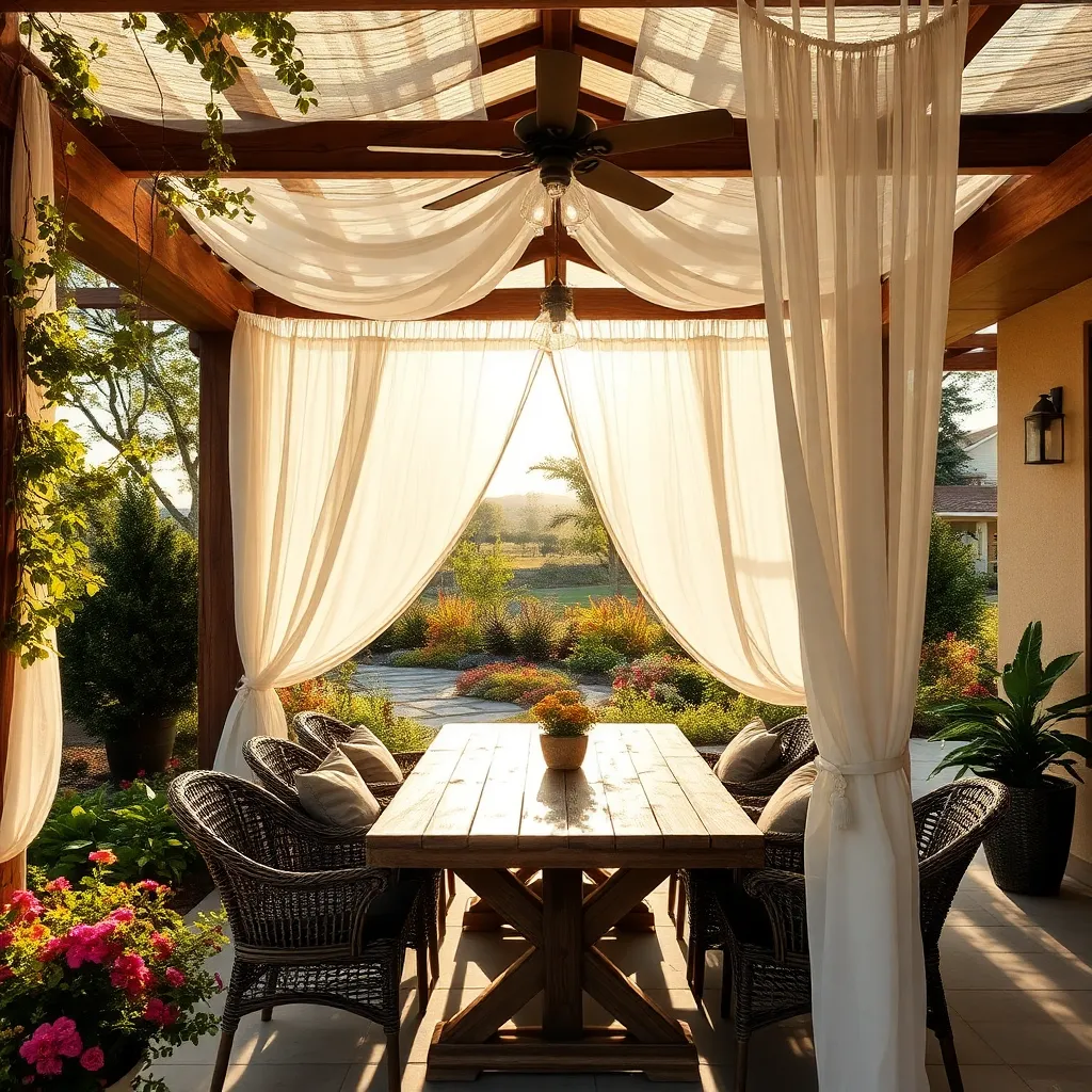 Add Cozy Outdoor Curtains