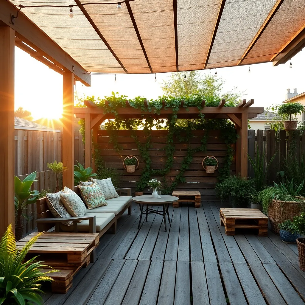 Incorporate Pallets for Temporary Flooring