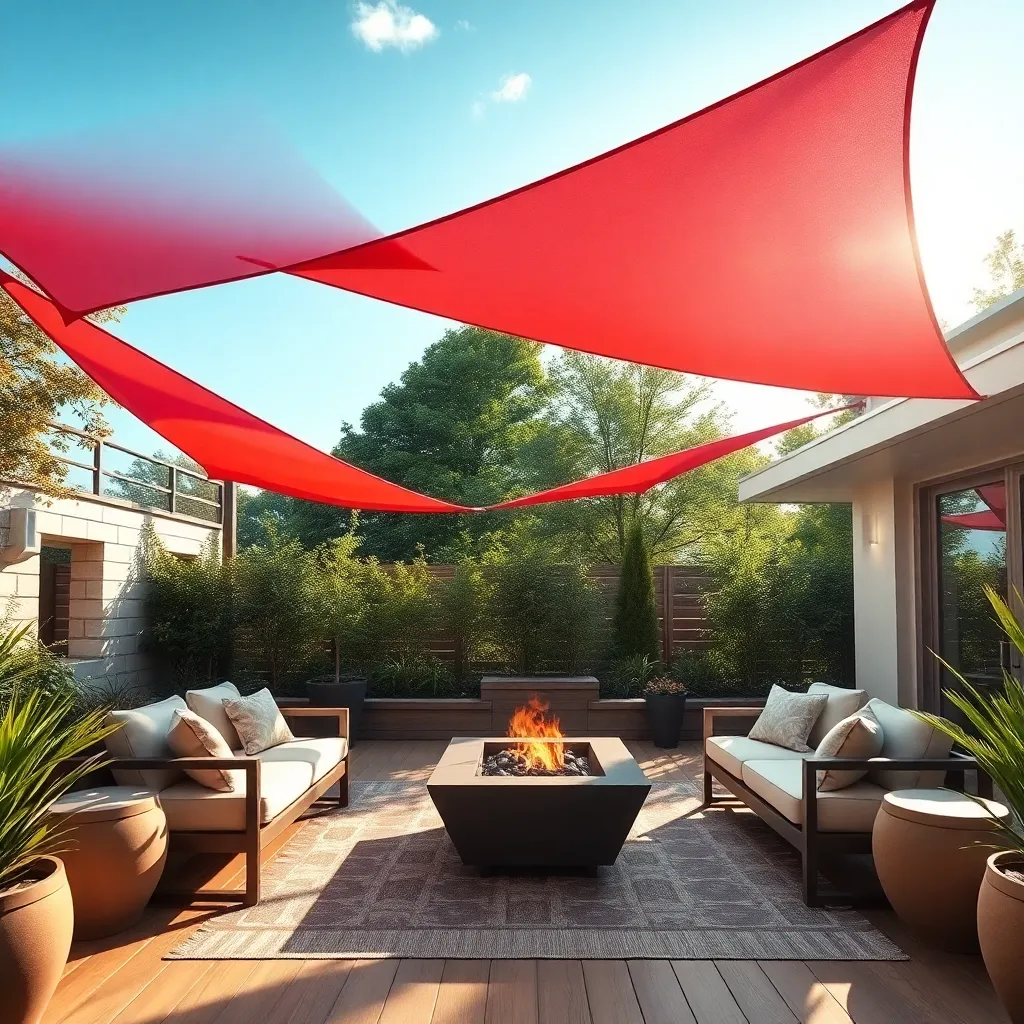 Utilize Shade Sails for Versatility