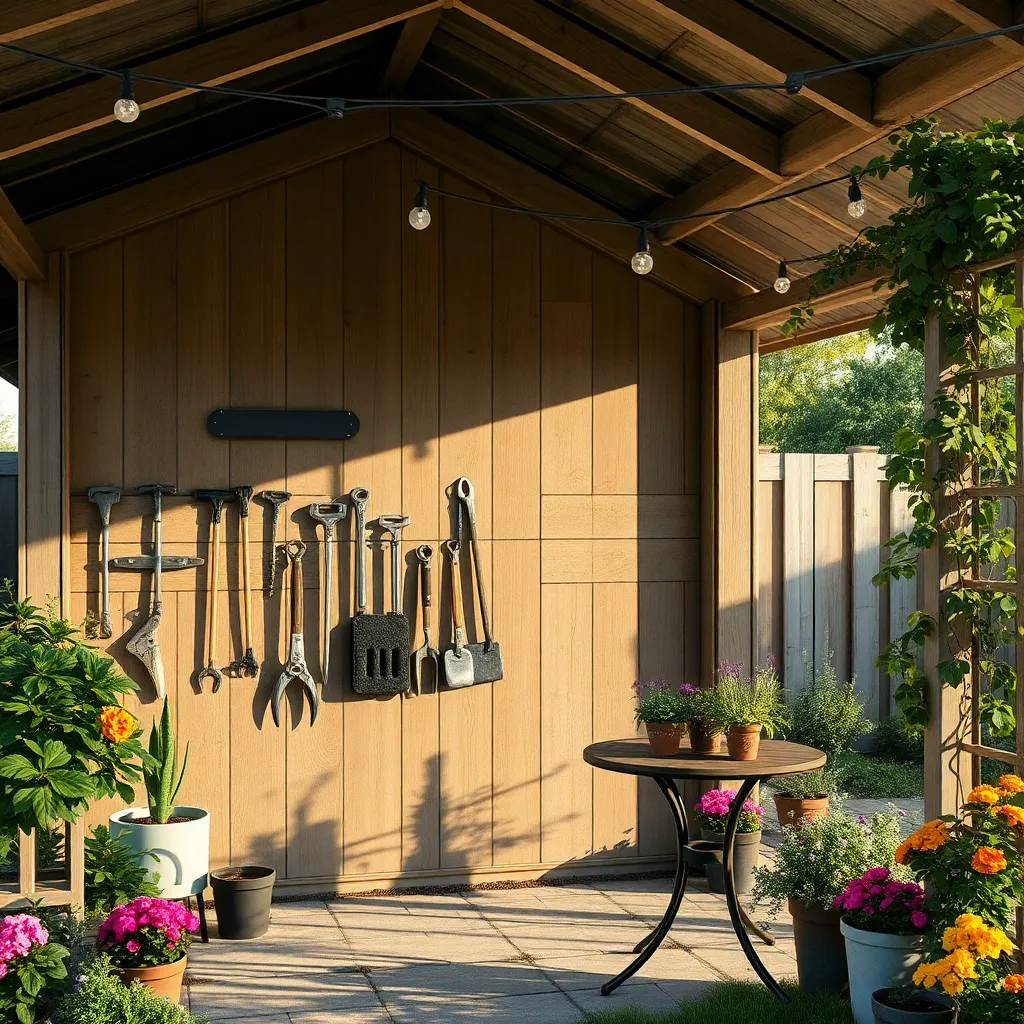 Install Wall-Mounted Tool Racks