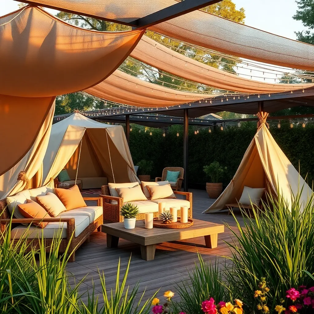 Implement Rope and Canvas Tents