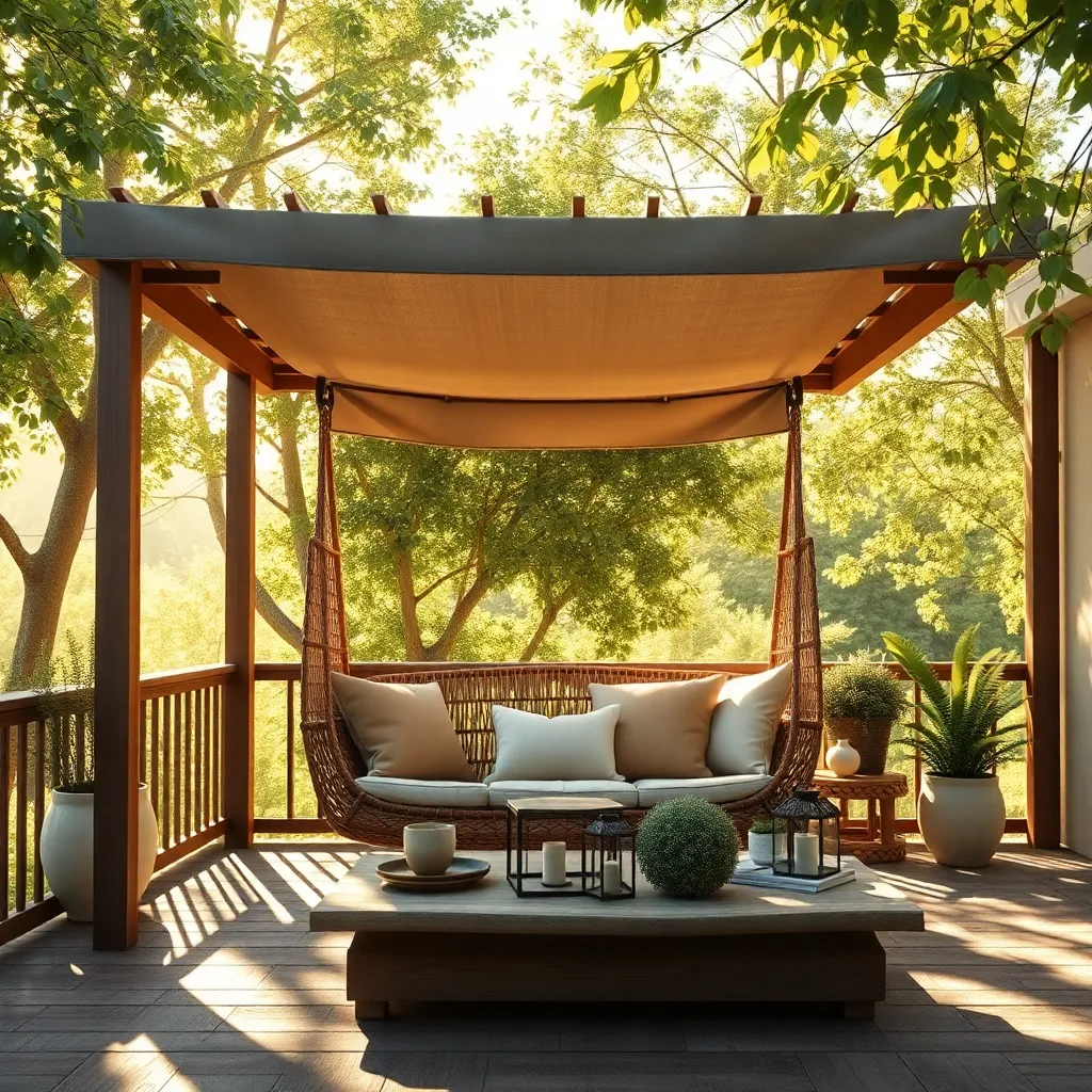 Include an Outdoor Swing Chair