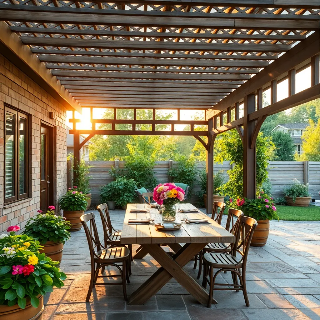 Construct a Lattice Patio Cover