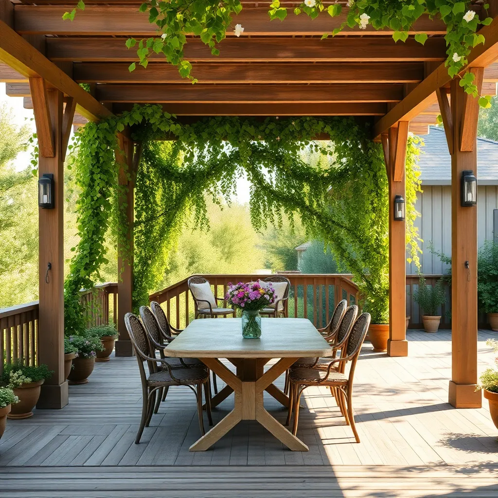 Classic Wooden Pergola Charm