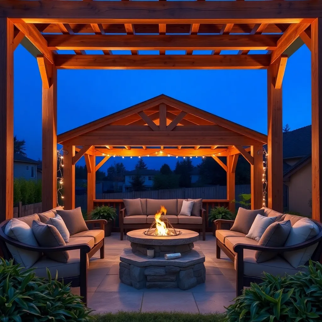 Integrate a Fire Pit for Warmth