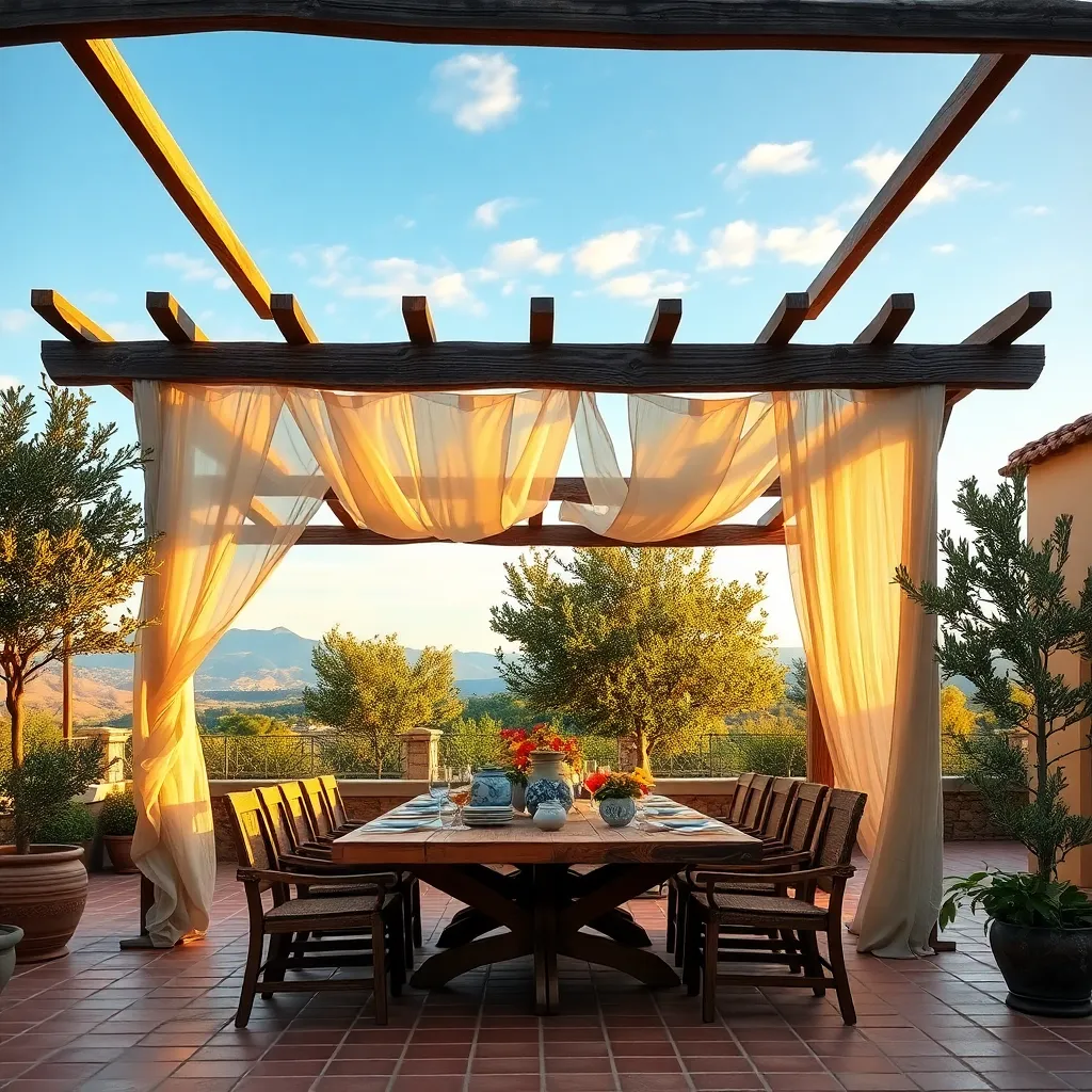 Mediterranean Style Pergolas