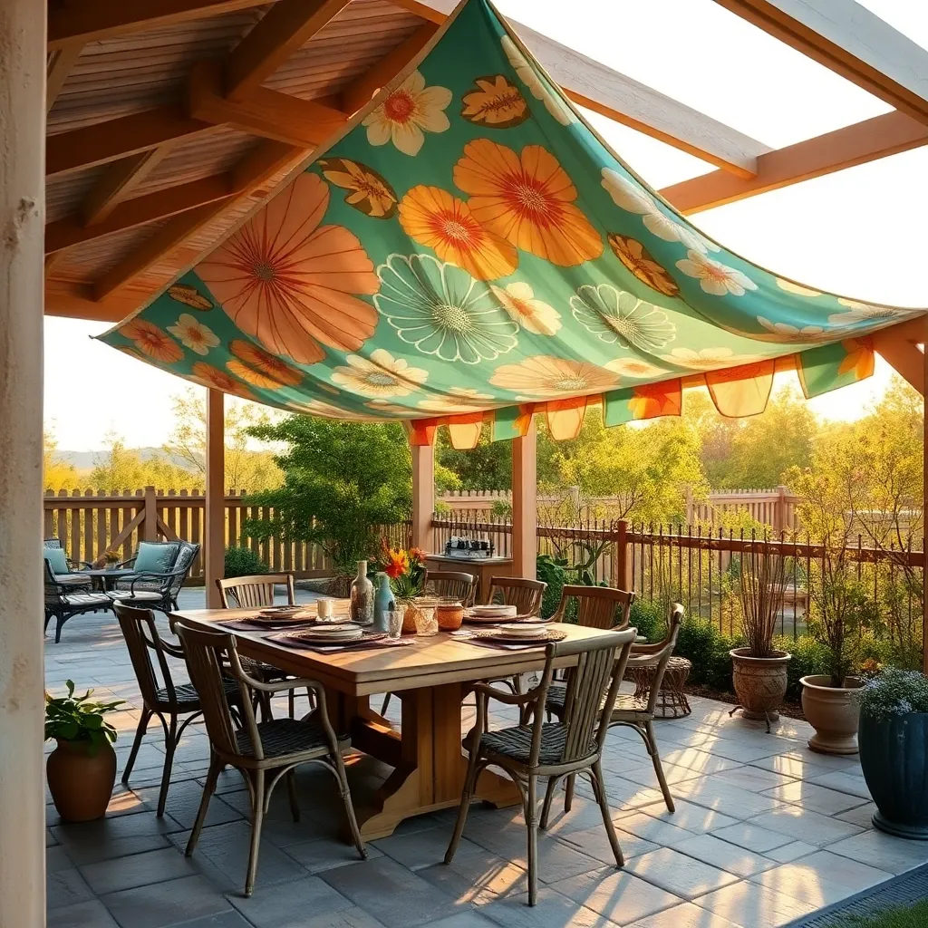 Use Patterned Canopy Fabrics for Style