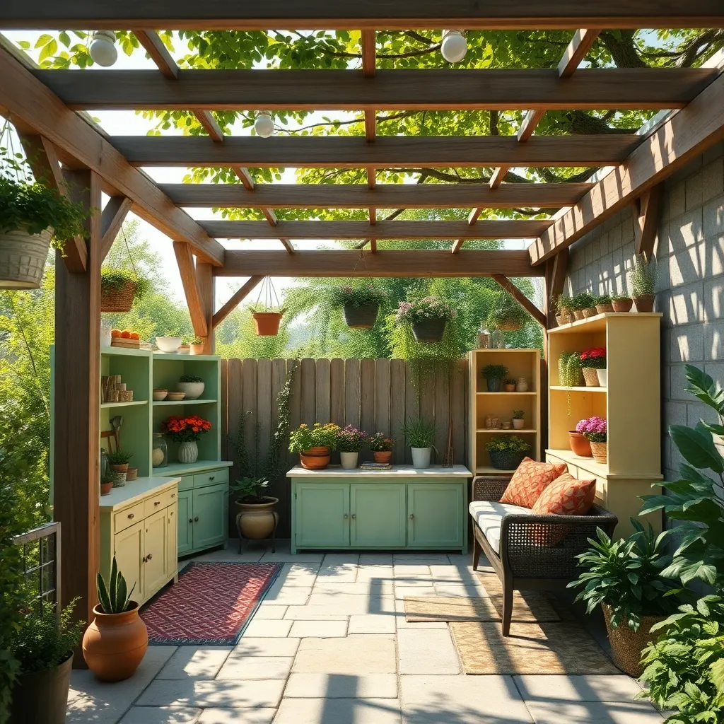 Repurpose Old Cabinets for Outdoors