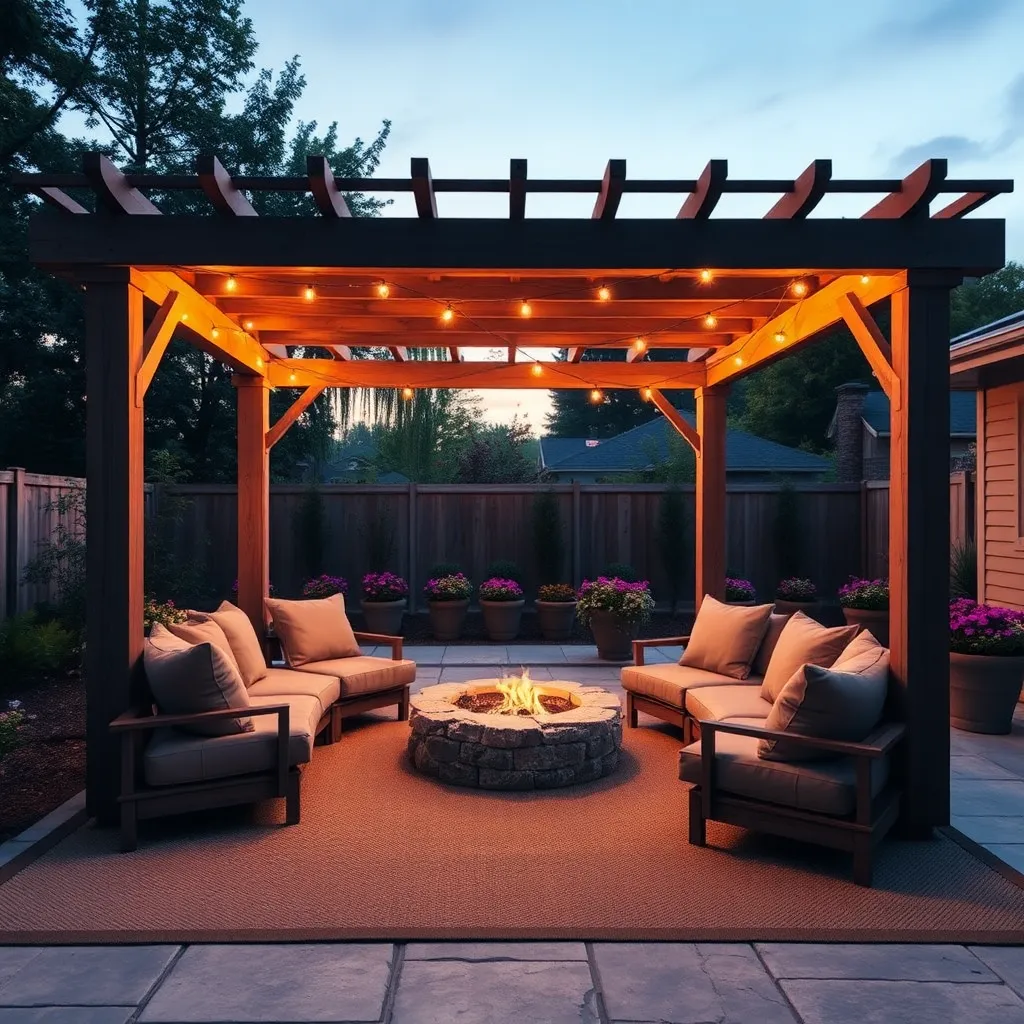 Create a Cozy Fire Pit Area