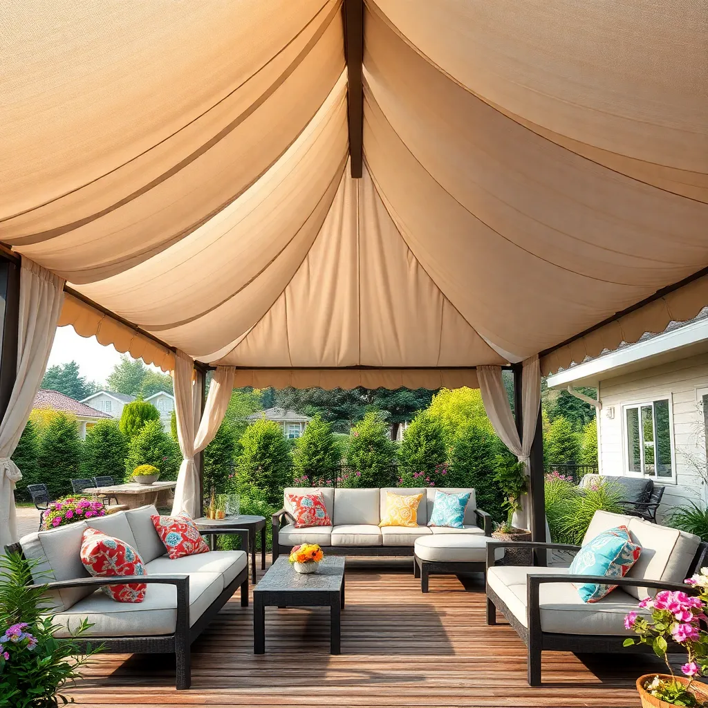 Select Weather-Resistant Fabric Canopies