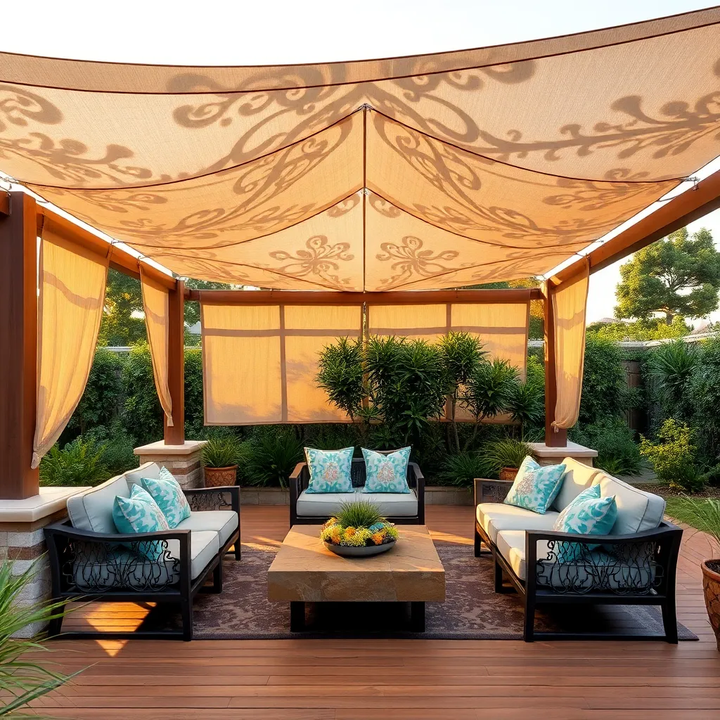 Hang Artistic Sunshade Panels