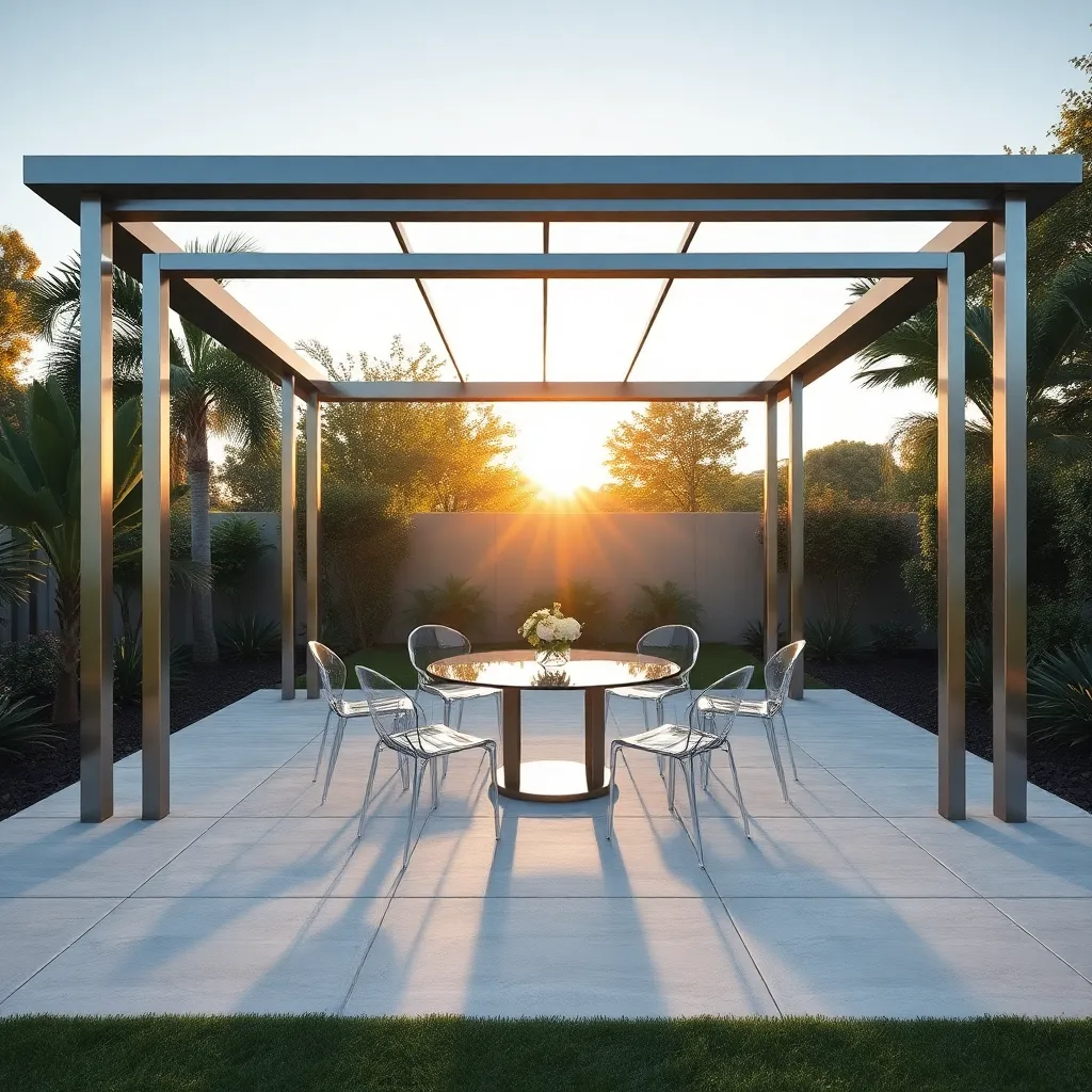 Modern Minimalist Structure (Sleek Steel Frame)