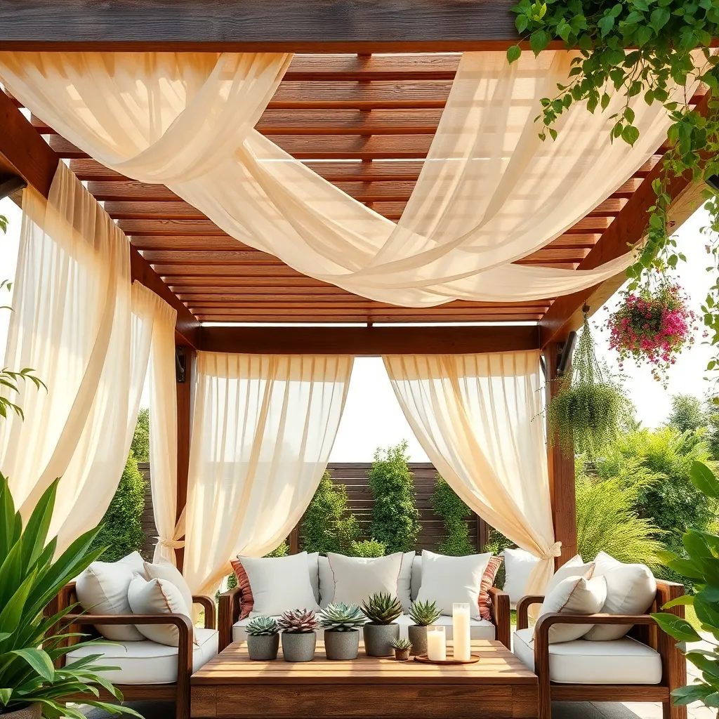 Hang Decorative Outdoor Draperies