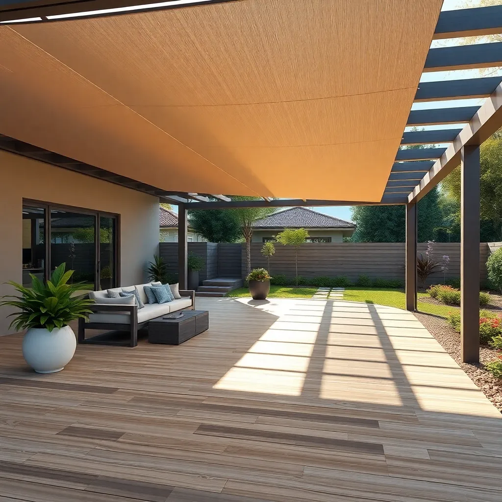 Modern Pergola Hybrid (Retractable Canopy)