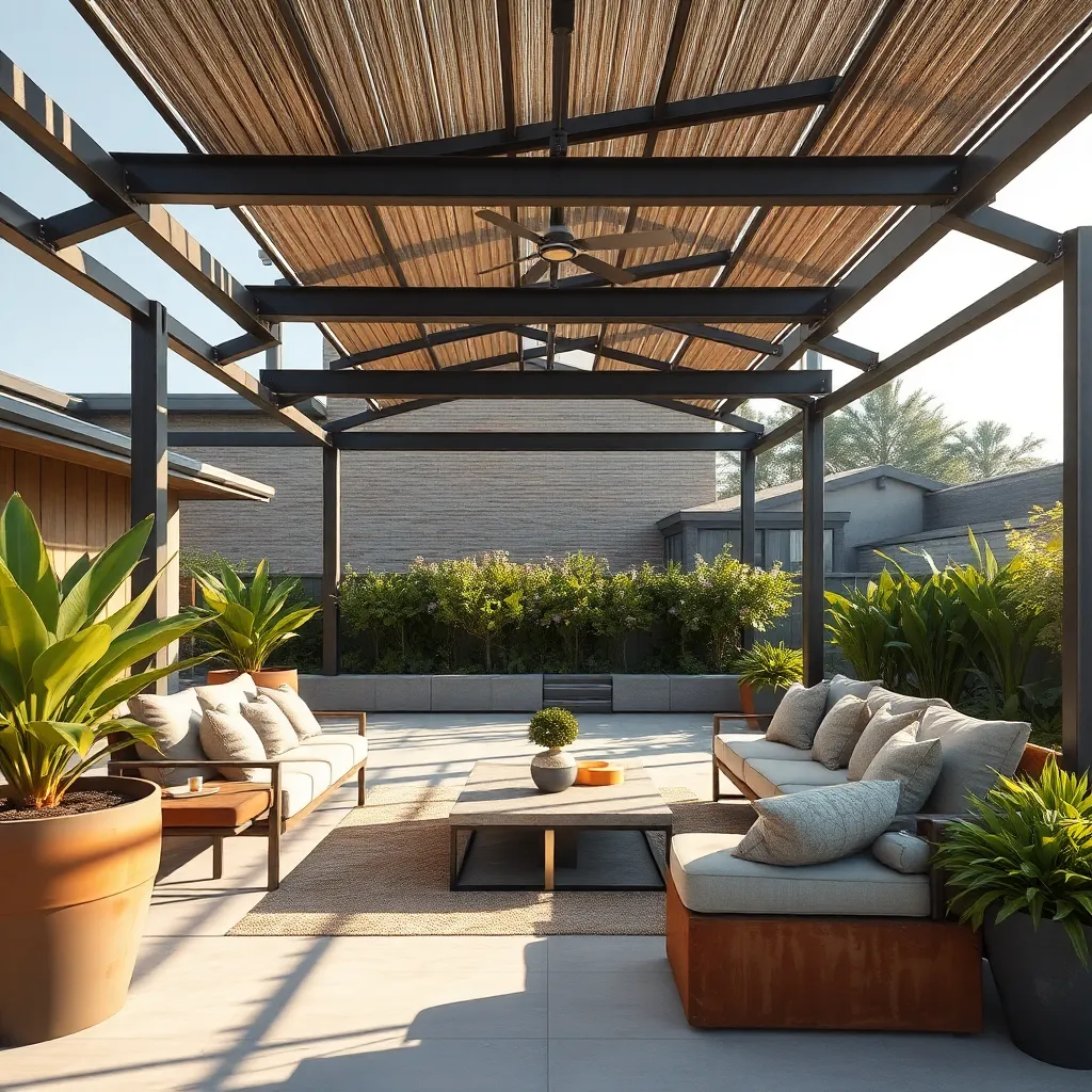 Industrial Chic Space (Steel Frames & Concrete Elements)