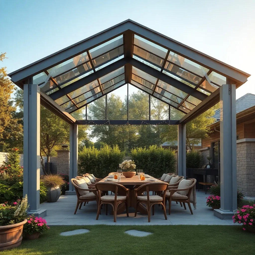 Glass Roof Pavilion (Maximize Natural Light Exposure)