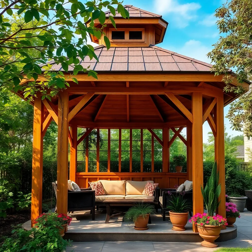 Integrating Gazebos with Greenery