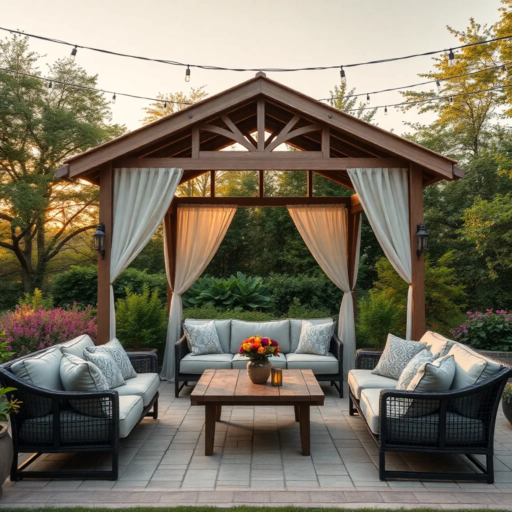 Year-Round Comfort Features in Gazebos