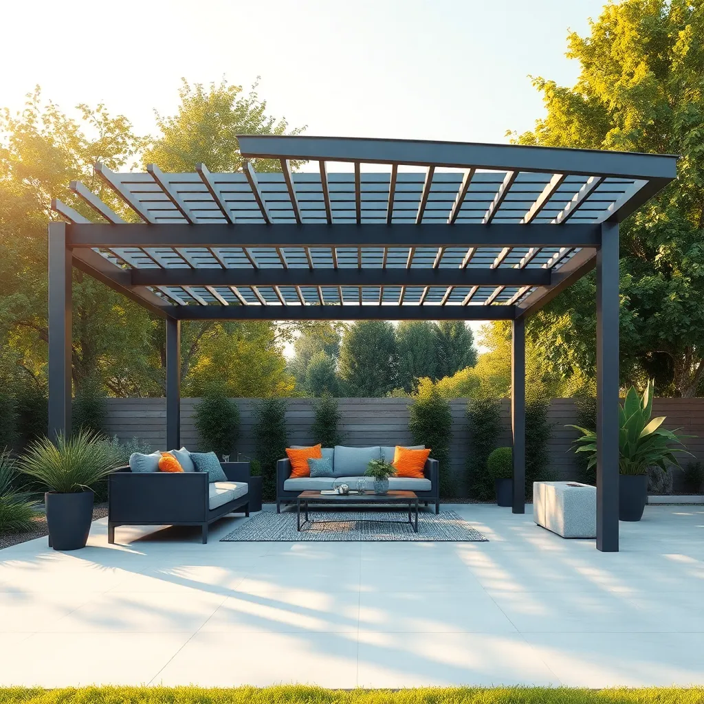 Metal Pergolas: Sleek and Durable