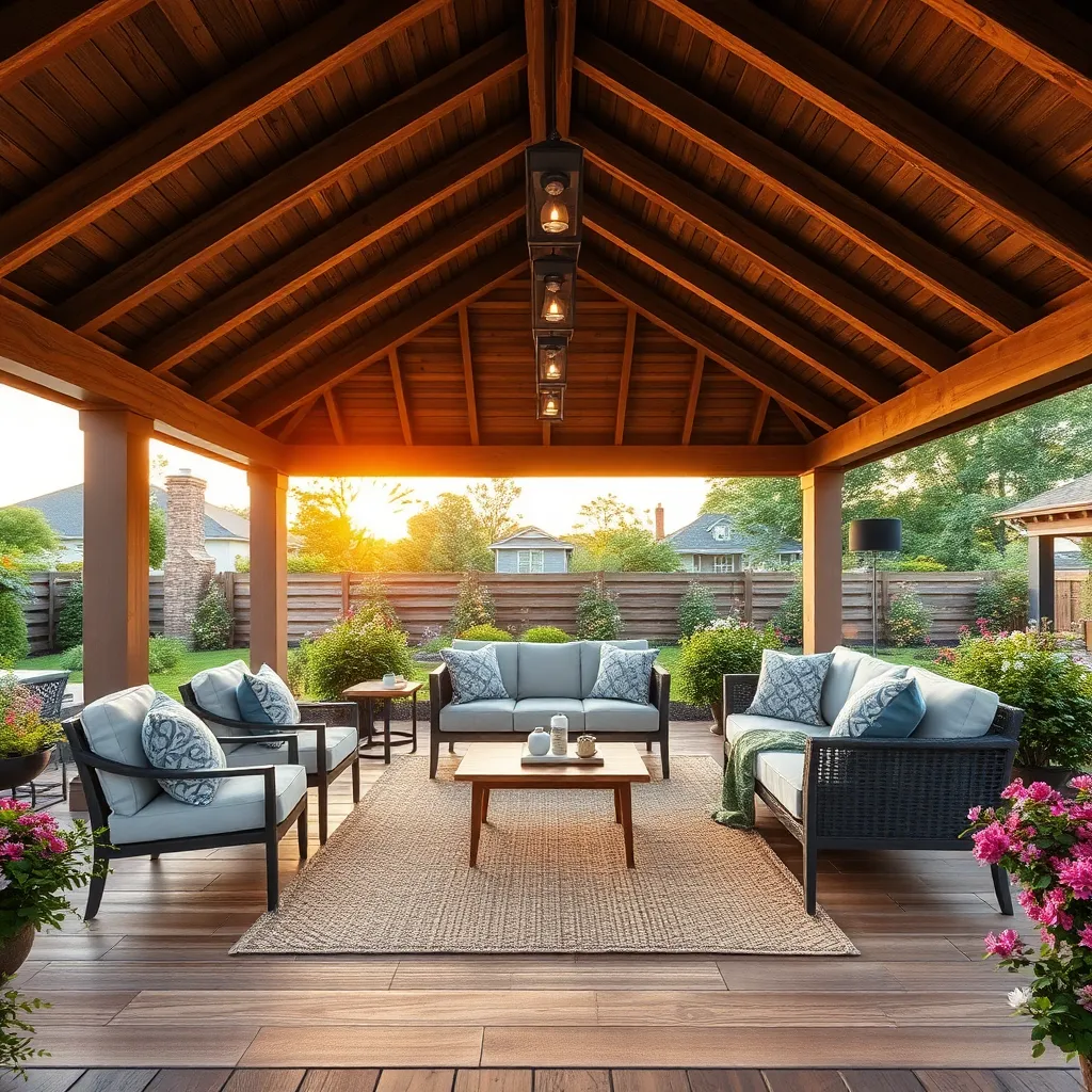 Incorporating Cozy Outdoor Furniture