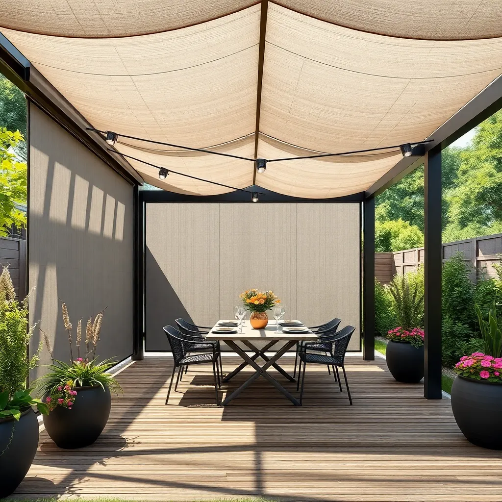 Add Retractable Windbreak Panels
