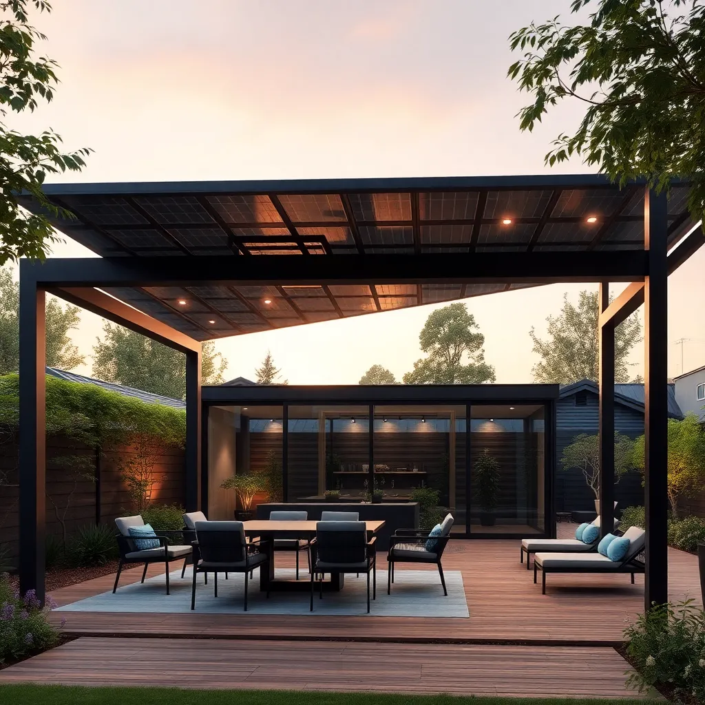 Integrating Technology in Garden Structures