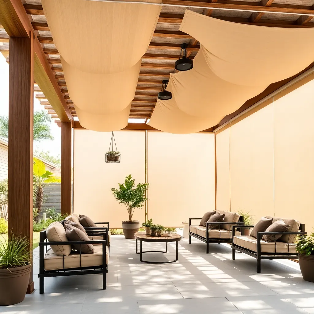 Mount Weatherproof Fabric Screens
