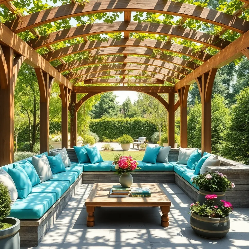Incorporate Weatherproof Cushions and Fabrics